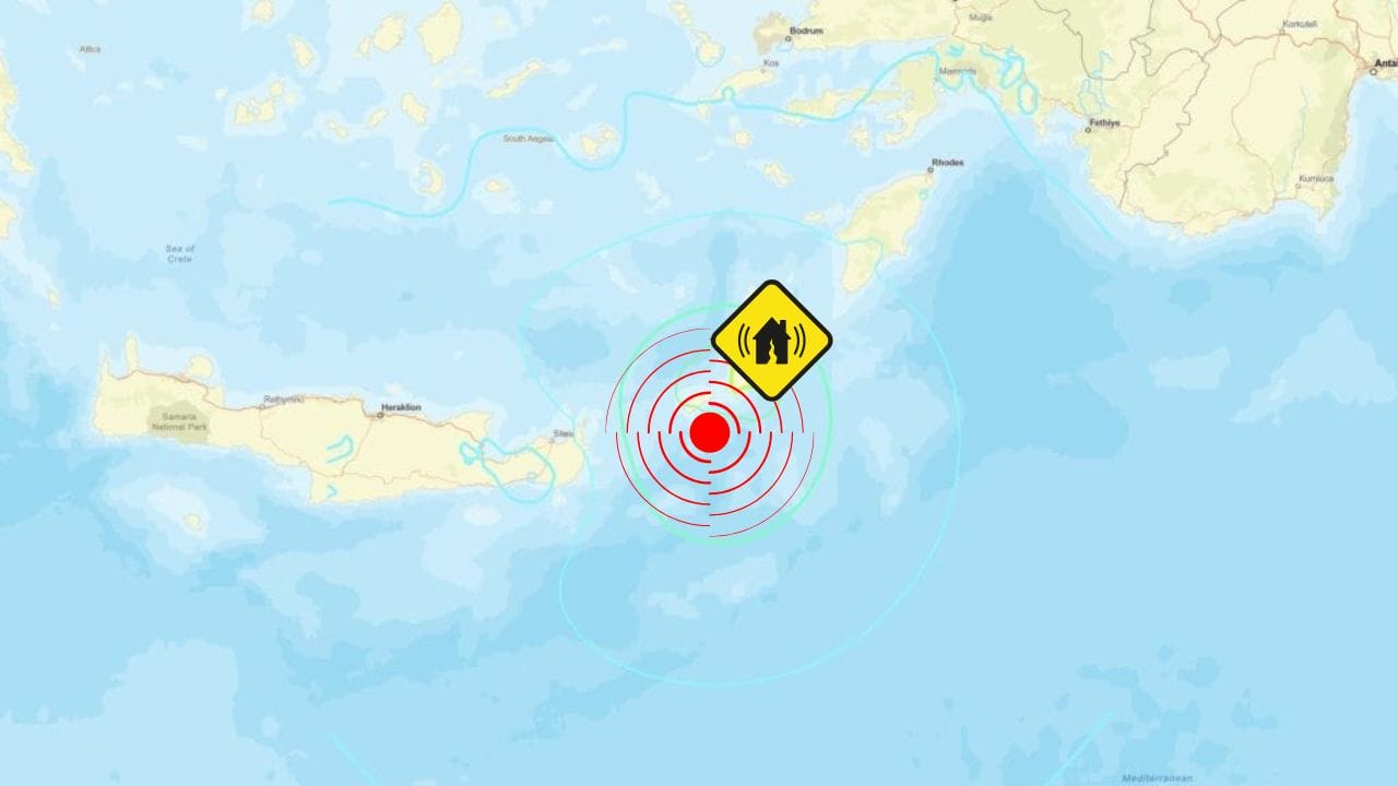 Sismo Grecia 6,4: Alerta Tsunami Egeo